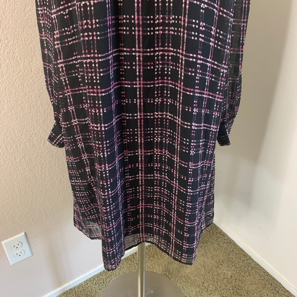 Cece Dress Ruffle Long Sleeve and High Neckline - Picture 4 of 12